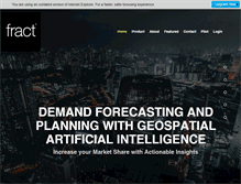 Tablet Screenshot of fract.com